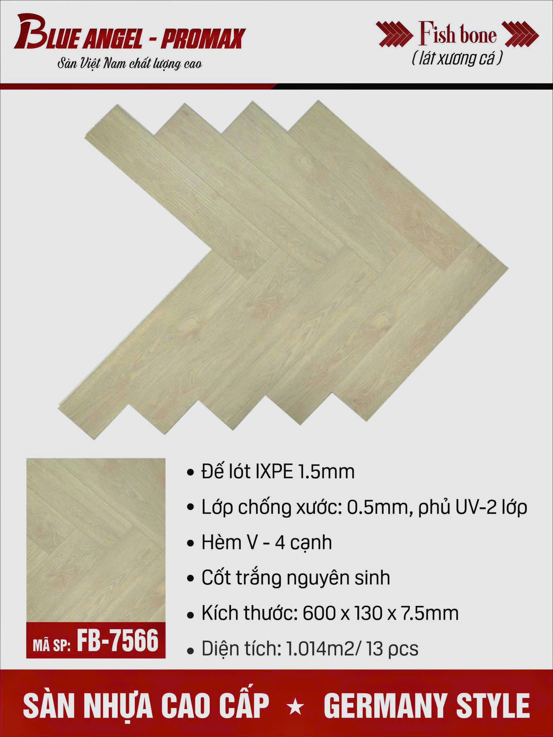 Sàn Nhựa Xương Cá SPC Cao Cấp